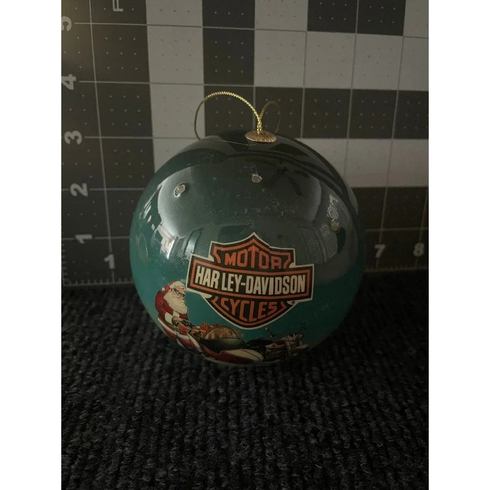 Harley-Davidson 2011 Santa Motorcycle Sidecar Light Up Ornament in Box